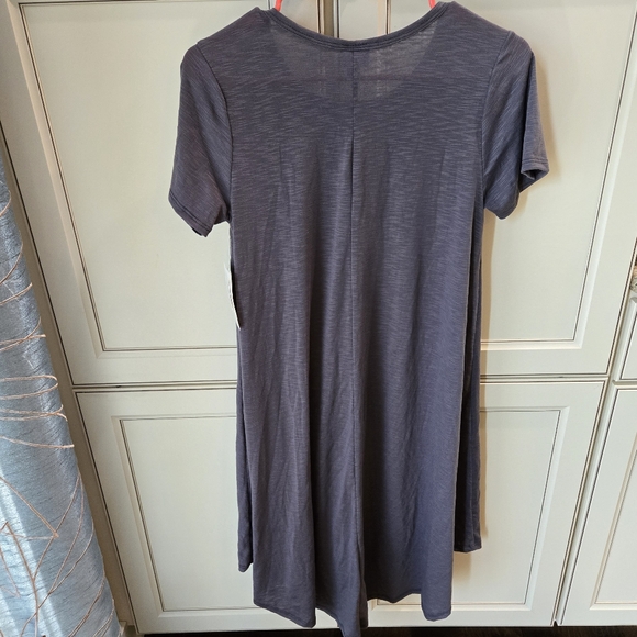 NWT LulaRoe Carly Dress Size XS Gray - Picture 6 of 7